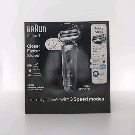Braun Series 7 360 Flex Head Electric Shaver with Beard Trimmer