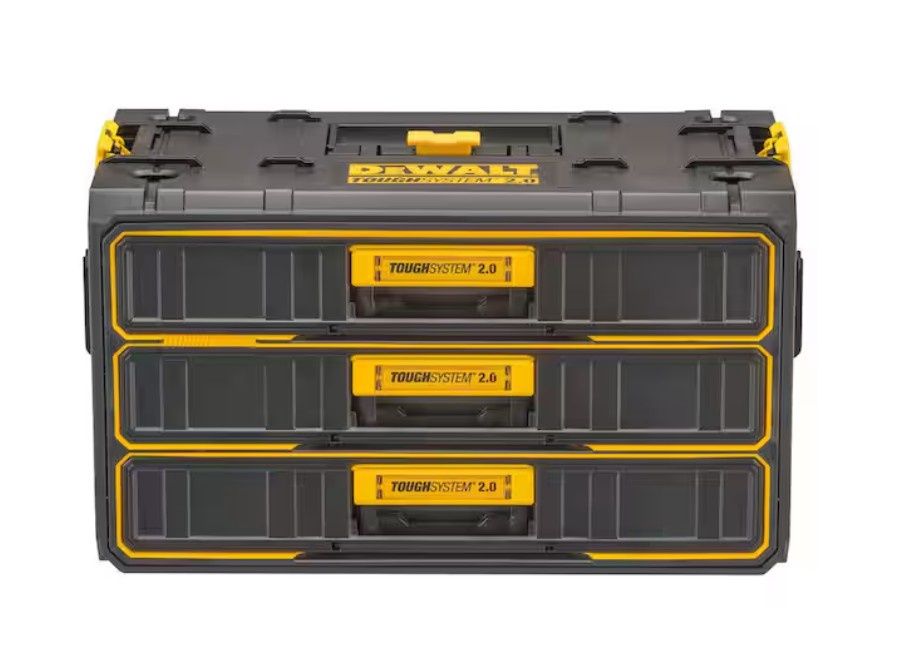DEWALT Toughsystem 2.0, 12.3 in. W Tool Box 3-Drawer