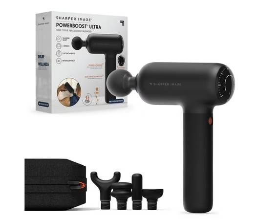 Sharper Image Powerboost Ultra Deep Tissue Percussion Massager