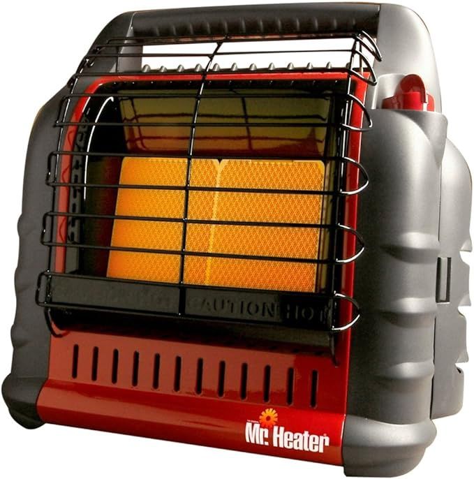 Mr. Heater Portable Big Buddy Propane Heater - 10-Ft Hose &amp; Tank Adapt