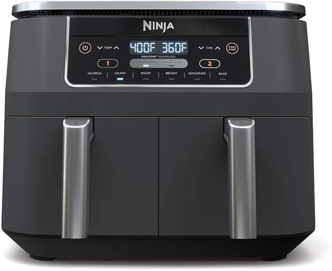 Ninja Foodi 6-in-1, 8 Quart 2-Basket Air Fryer with DualZone Technolog
