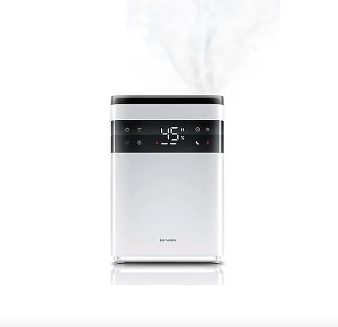 Homedics Premium Warm &amp; Cool Mist Ultrasonic Humidifier, Topfill, 58hr