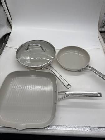 KitchenAid Hard Anodized Ceramic Induction Nonstick Skillet Set