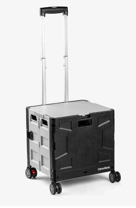 Clevermade Collapsible Wheeled Crate - 4 Wheels