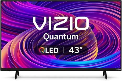 VIZIO 43-inch Quantum 4K QLED HDR Smart TV w/Dolby Vision HDR, 120fps