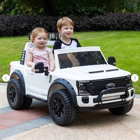 Ford F450 Custom 24V Kids Ride-On Car Truck R/C Parental Control