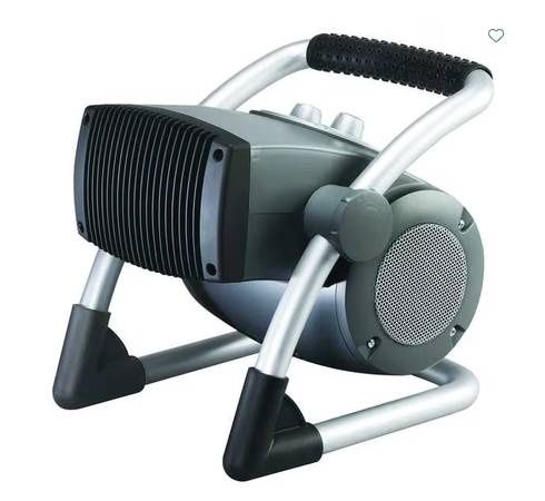 Portable Electric Jobsite &amp; Garage Heater, 0.6/0.9/1.5kW Output, 120V