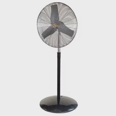 Airmaster Fan 71568 Standard Duty Industrial Fan, Pedestal Mount, 30 In Blade