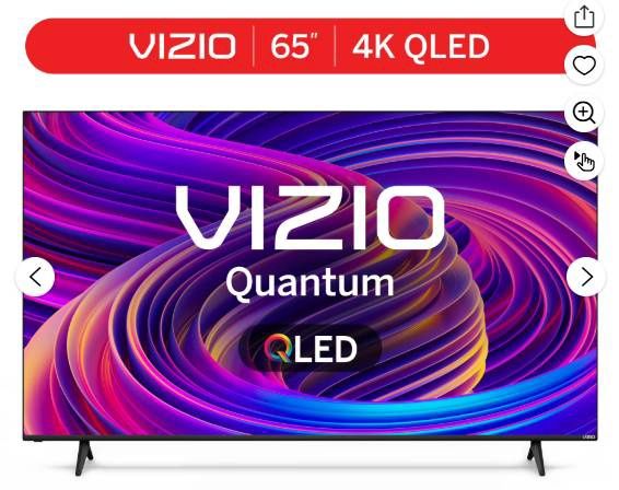 VIZIO 65" Class Quantum 4K QLED HDR Smart TV VQD65M-0804