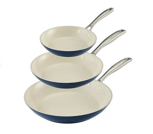 Tramontina Cold Forged 8", 10", and 12" Fry Pans with Ceramic Interior
