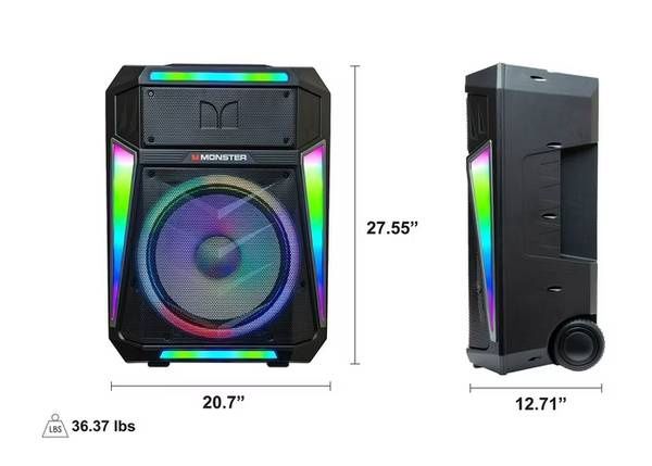 Monster Z6 All-in-One PA Bluetooth Speaker System