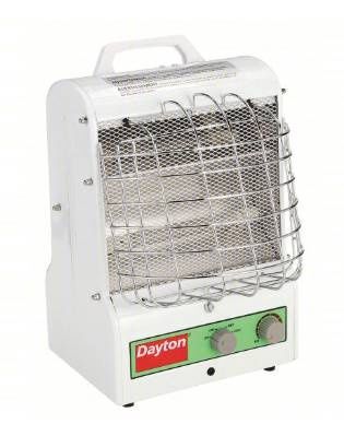 Dayton 11-1/2" x 11" x 15" Radiant Electric Convection Heater