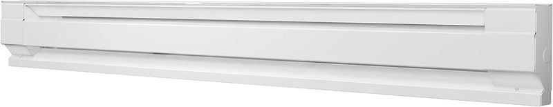 Cadet Manufacturing 09956 240-Volt White Baseboard Hardwire Electric Zone Heater, 1500-Watt, 72-Inch