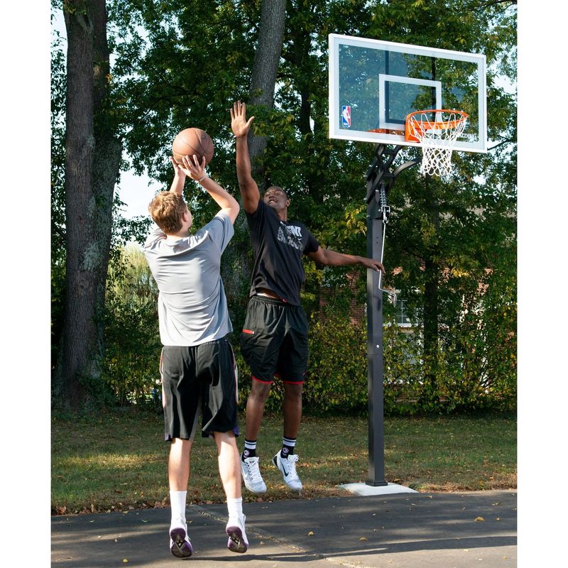 Spalding NBA 54" Glass U-Turn In-Ground Hoop System