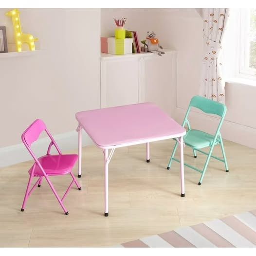Little Nest 3 Piece Pink Table And Chair Set