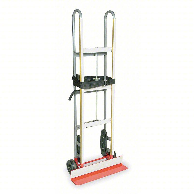 DAYTON Corrosion-Resistant Aluminum Appliance Hand Truck: 60 in x 24 in x 11 in, Steel, Ratchet