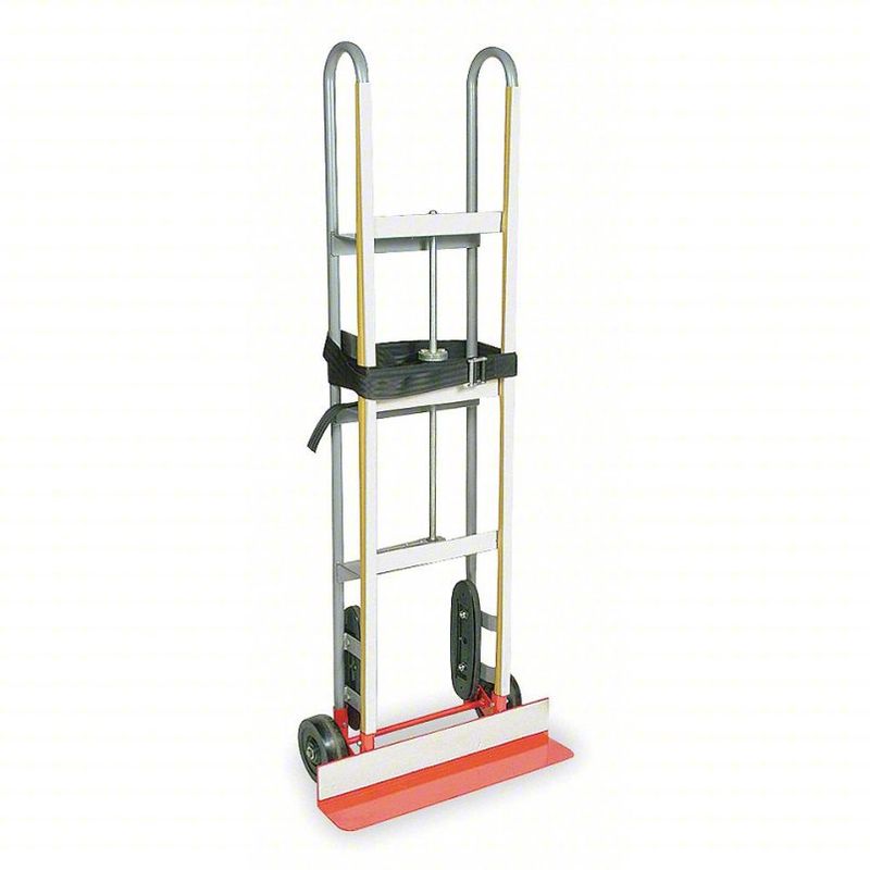 DAYTON Corrosion-Resistant Aluminum Appliance Hand Truck: 60 in x 24 in x 11 in, Steel, Ratchet