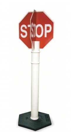 Stop Sign, 56in tall. ABS, Not Retroreflective.