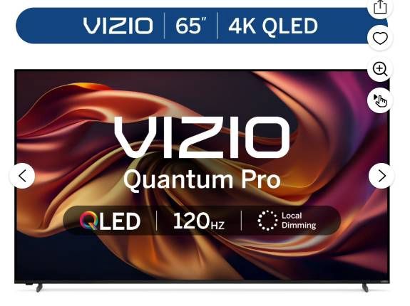VIZIO 65" Class Quantum Pro 4K QLED HDR 120Hz Smart TV VQP65C-84