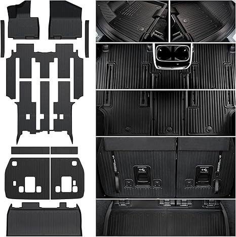 Floor Mats Set for 2022-2025 2026 Kia Carnival 8 Seats Full Coverage