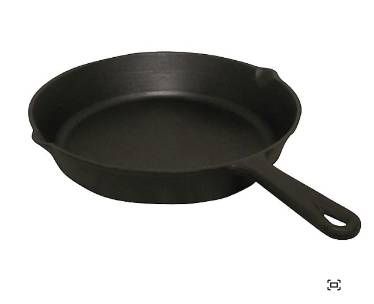 King Kooker Pre-Seasoned Cast Iron Skillet, 20 in., Black