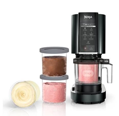 Ninja CREAMi 7-in-1 Ice Cream &amp; Sorbet Maker with Additional Pints