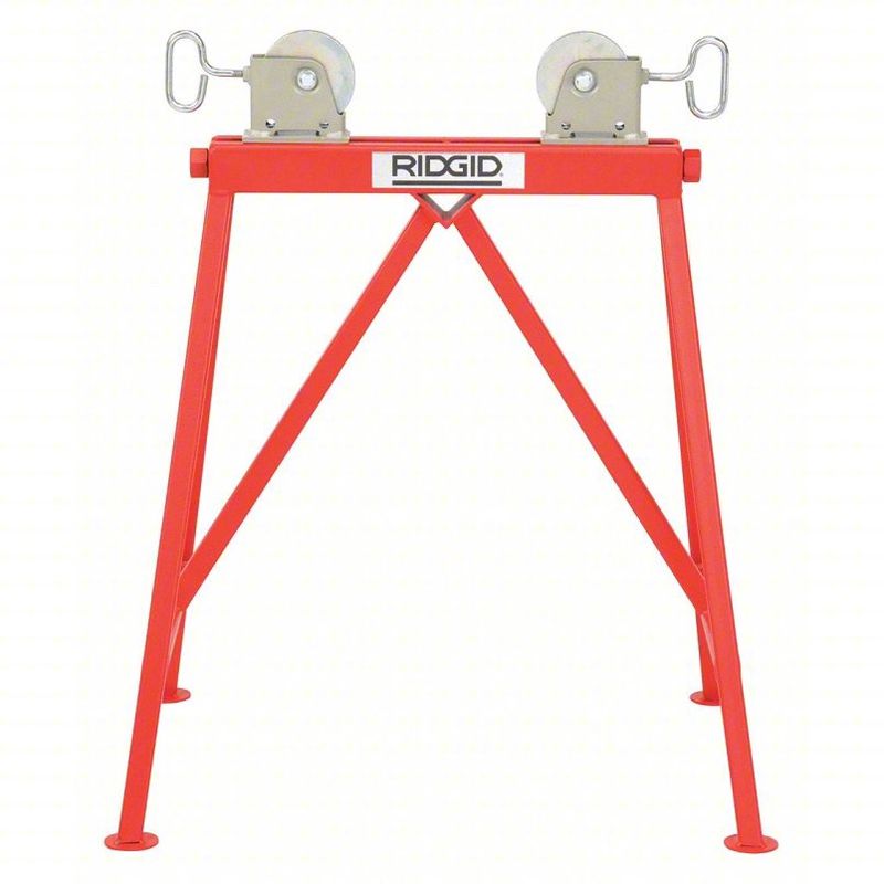 RIDGID AR99 Adjustable Roller Stand with Steel Wheels