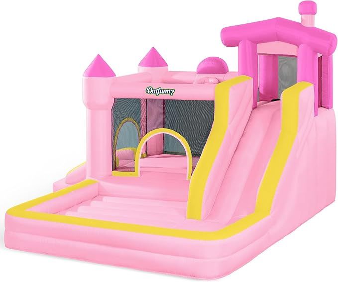 Bounce House with Slide, Inflatable Bouncy House for Kids 3-12