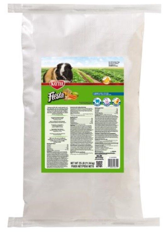 Kaytee Fiesta Guinea Pig Food, 25-pound bag