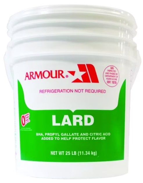 Armour Lard 25 lb. Pail