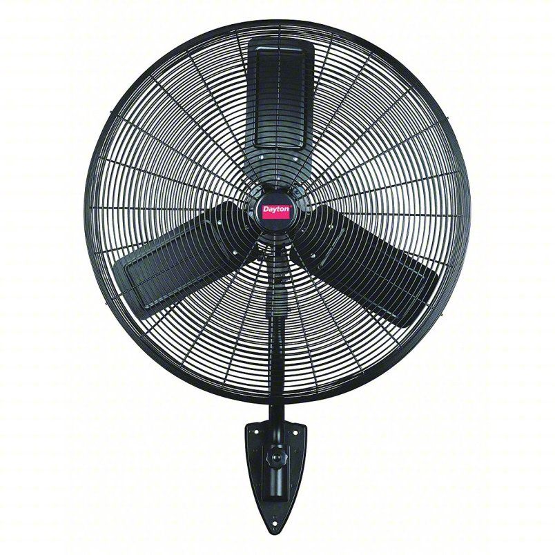 Dayton 6Alf1 Light Duty Industrial Fan, Wall Mount, 30 In Blade Dia, 115V,