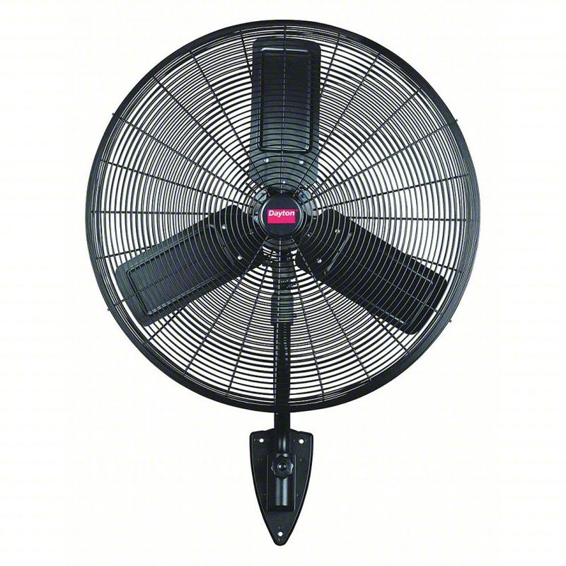 Dayton 6Alf1 Light Duty Industrial Fan, Wall Mount, 30 In Blade Dia, 115V,