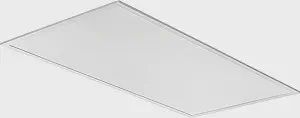 Lithonia Lighting CPX 2x4 LED Flat Panel Light, 2 Ft. x 4 Ft. LED Light Panel, Ceiling Lighting Fixture, 4000/5000/6000 Adjustable Lumens, 3500K/4000K/5000K Switchable CCT, Smooth Satin Lens, White