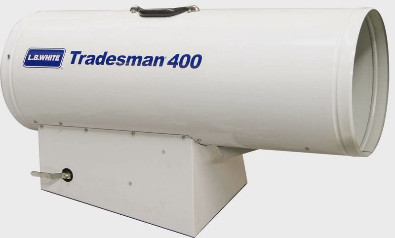 Lb White Tradesman 400 Heater 250,000-400,000 BTUH, LP propane