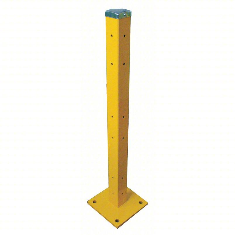 Universal Post: Universal, 42 1/2 in Overall Ht, Steel, Powder Coated, 3 in Post Dp set of 5