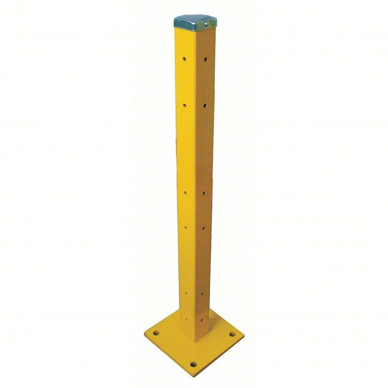 Universal Post: Universal, 42 1/2 in Overall Ht, Steel, Powder Coated, 3 in Post Dp set of 5