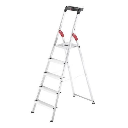 Hailo L60 6.03-ft ( 10.07-ft Reach Height ) Aluminum Type 2 - 225 lbs. Load Capacity Platform ladder
