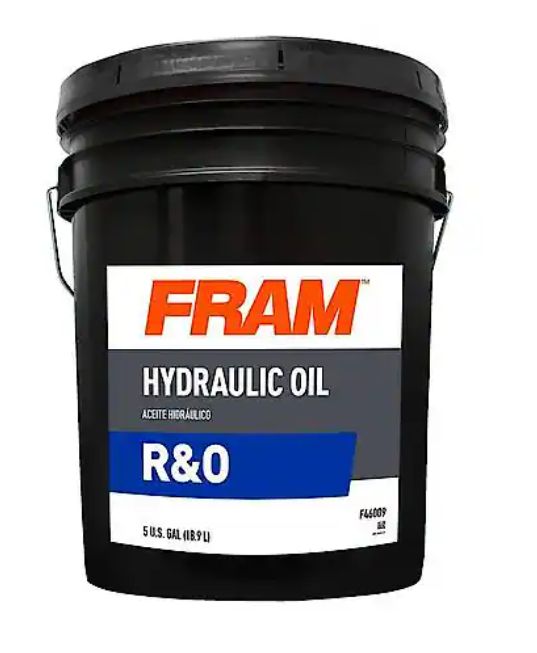 FRAM R&amp;O Hydraulic Fluid: 5 Gallon