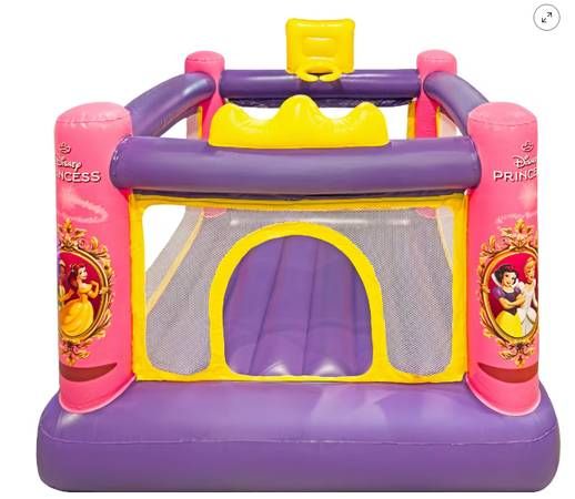 Funormous Disney Princess Bounce House with Built in Air Pump