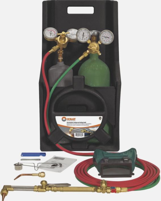 Hobart Tagalong Cutting and Welding Torch Tote Kit, Oxy/Acetylene, Model# 770500