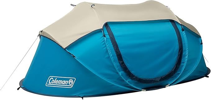 Coleman 2 Person Pop-Up Instant Tent Sets Up in 10 Seconds, Portable &amp; Lightweight