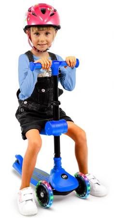 SereneLife 3-Wheel Foldable Kids Scooter – Lightweight, Adjustable Handle