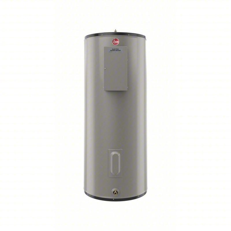 RHEEM ELD40-TB Tall 40-Gallon Light Duty Commercial Electric Water Heater w/ Terminal Block 480V AC, 40 gal, 9,000 W, Single/Three Phase