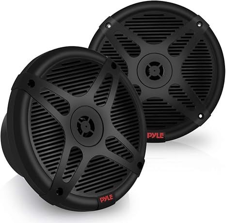 Pyle 6.5 Inch Marine Speakers - Coaxial 2-Way Waterproof