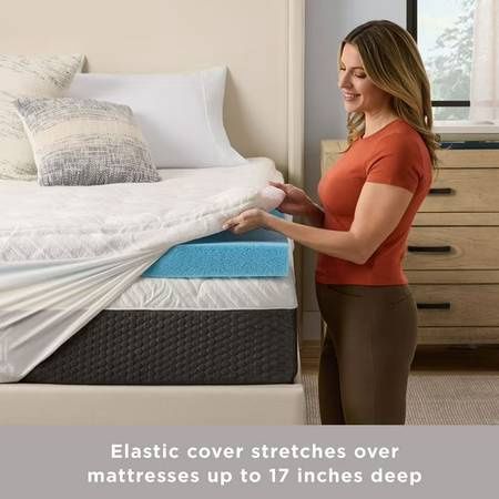 Member’s Mark 4" Pillow Top Gel Memory Foam Mattress Topper