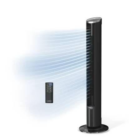 Lasko 42” Oscillating 12-Speed DC Tower Fan with Remote