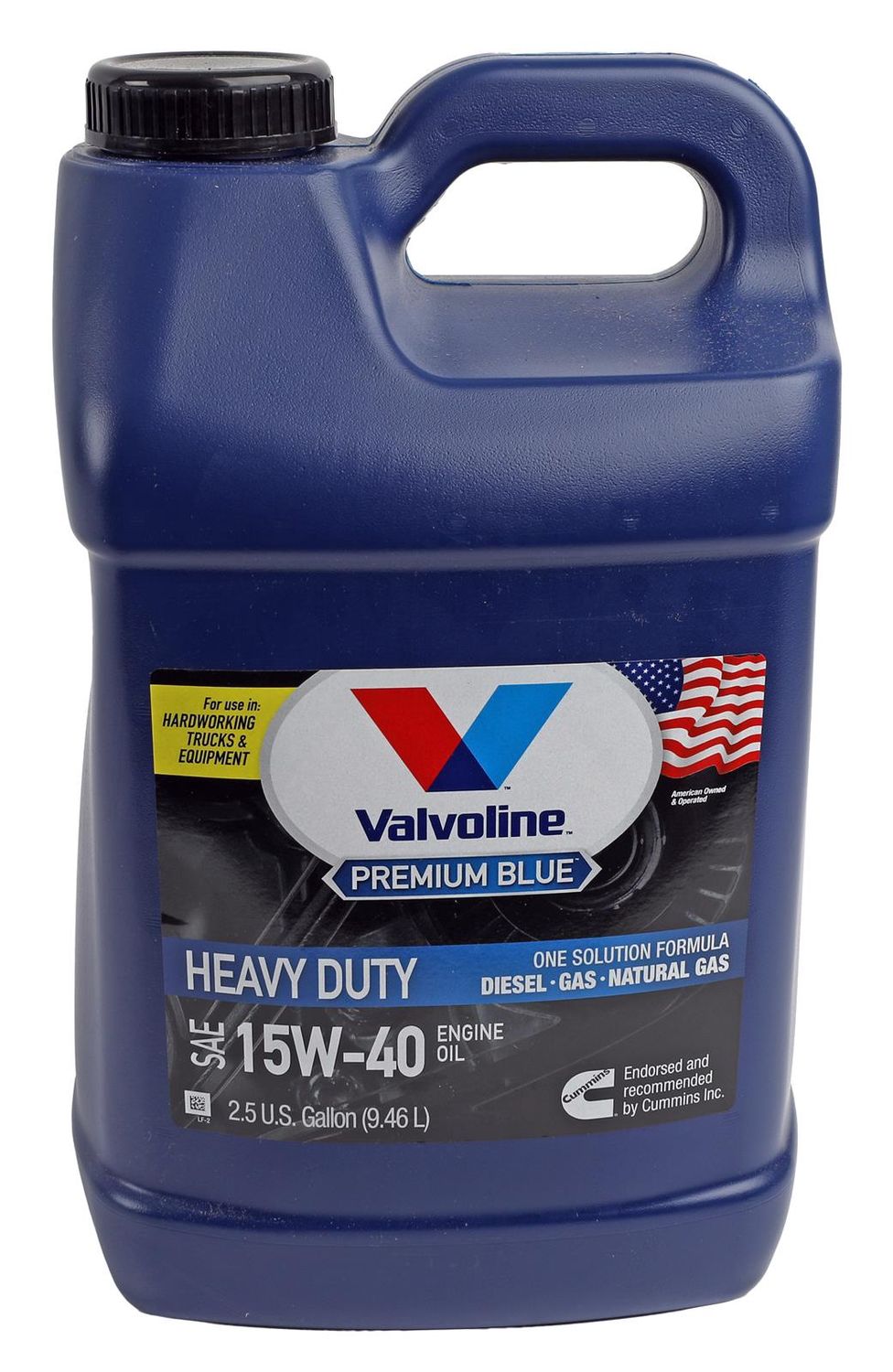15w40 Valvoline Premium Blue 8600 ES Heavy-Duty Diesel Engine Oil 881173 2.5 gallon
