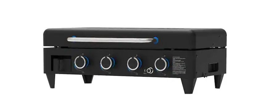 Portable Gas Griddle 36 inch  4 Stainless Steel Gas Burners, Ceramic Cooking Surface, Lift-off Cooking Top, Removeable Grease Tray item #10782