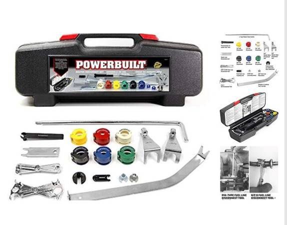 Disconnect Tool Kit, Detach Fuel Lines, Air Conditioning, Heater 18 Pi
