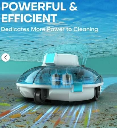 WYBOT HJ1102P Cordless Robotic Pool Vacuum Cleaner